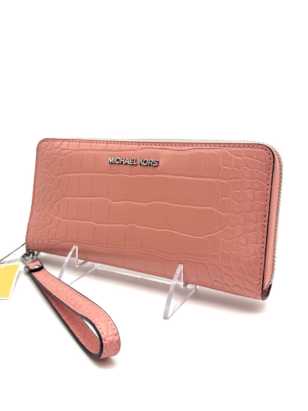 Michael Kors Travel Large Leather Continental Wallet - Primrose